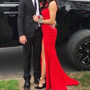 Red prom dress